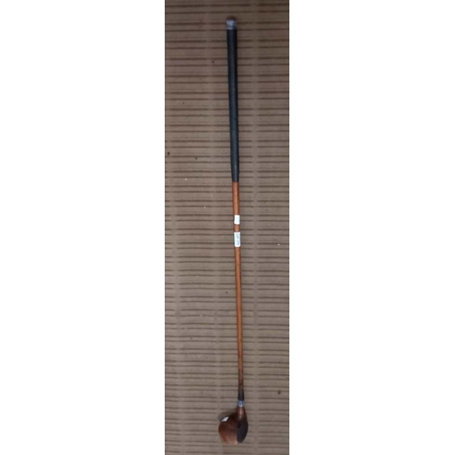 275 - An old golf club 'Wattie Tomlinson Special' Hickory shaft