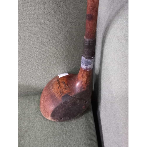 275 - An old golf club 'Wattie Tomlinson Special' Hickory shaft