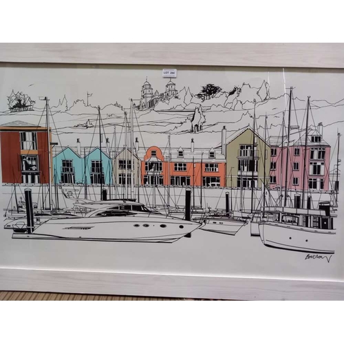 284 - Paul Barclay - a print study of Dartmouth