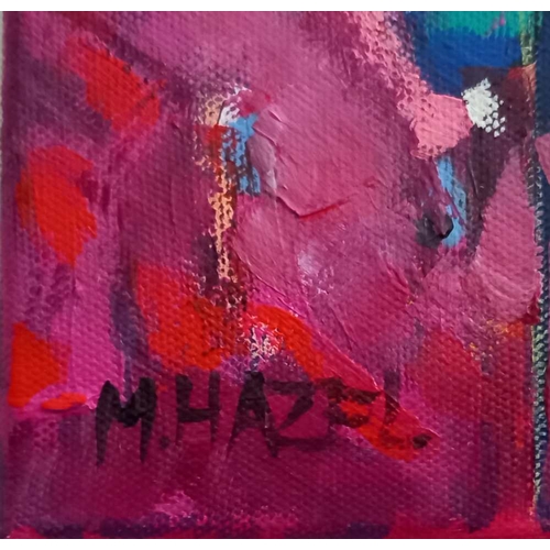 298 - M. Hazel - A contemporary acrylic on canvas titled 