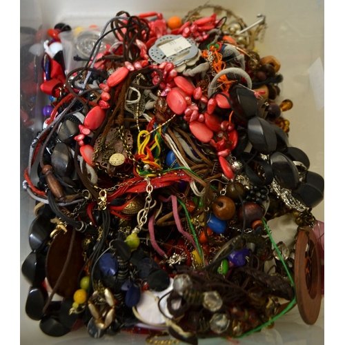 58 - A quantity of costume jewellery various