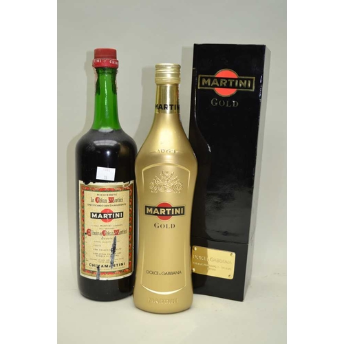 630 - Dolce & Gabbana 'Gold Martini' boxed and an old bottling of 'China Martini' (2)