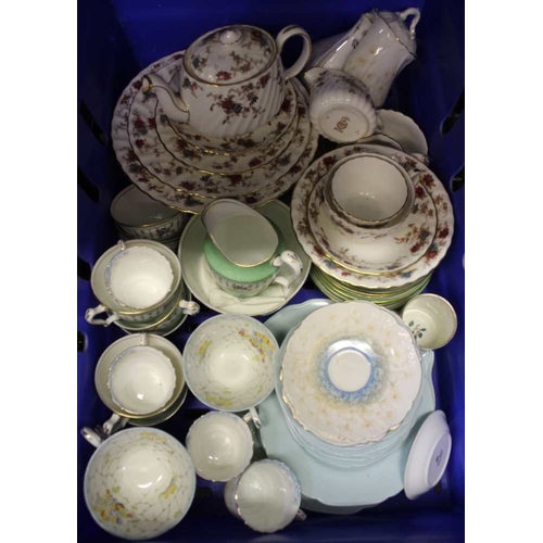 170 - A selection of china wares, includes Minton Ancestral pattern tea wares