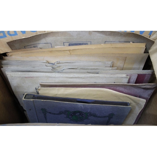 259 - A box containing a collection of 78 rpm records