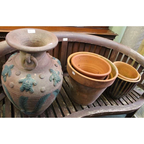 71 - Selection of garden pots and planters