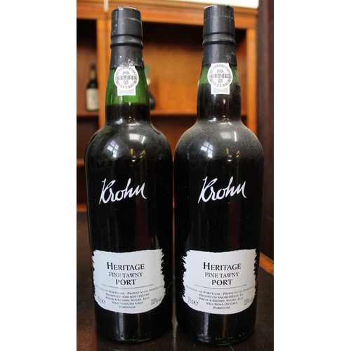 78 - Krohn Heritage Fine Tawny Port, 75cl, 2 bottles