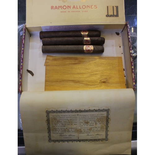 5 - Various pipes, pipe boxes and cigar boxes with a few cigars.