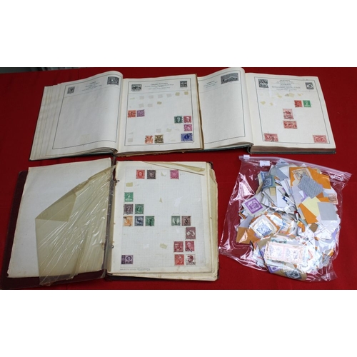 217 - A quantity of Albums and loose world stamps