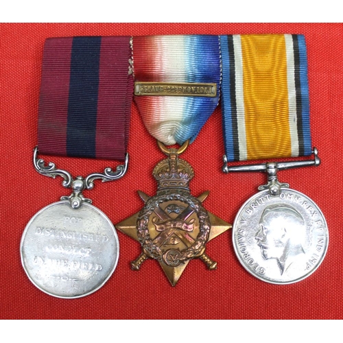 229 - A First World War medal group, including one 