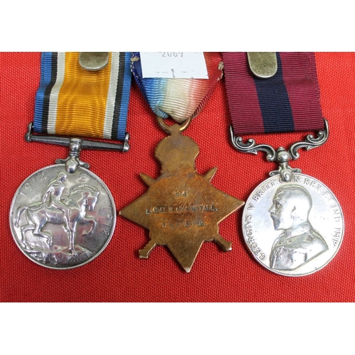 229 - A First World War medal group, including one 