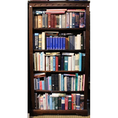 4 - Large Modern Oak Bookcase with four adjustable shelves 193cm tall, 97 cm wide