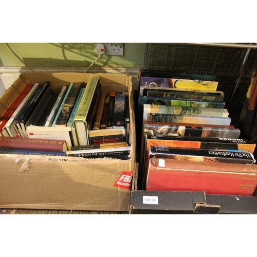 54 - Two Boxes of mainly Art History and reference books, exhibition catalogues etc