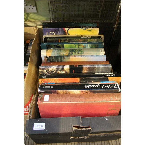 54 - Two Boxes of mainly Art History and reference books, exhibition catalogues etc