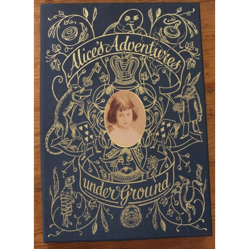 70 - FOLIO SOCIETY - LEWIS CARROLL Alice's Adventures Underground BRITISH LIBRARY 2008 no 739 of 3750 cop... 