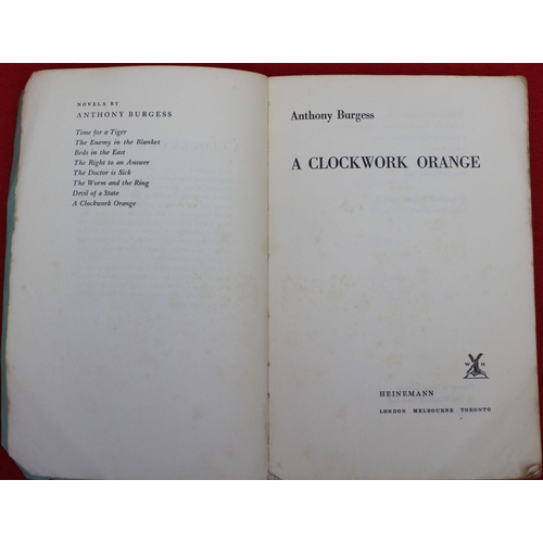 107 - A Clockwork Orange by Anthony Burgess. Uncorrected proof copy in original paper wrappers.