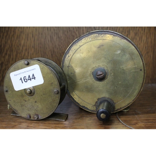 110 - Two vintage fishing reels: Early 2 3/4