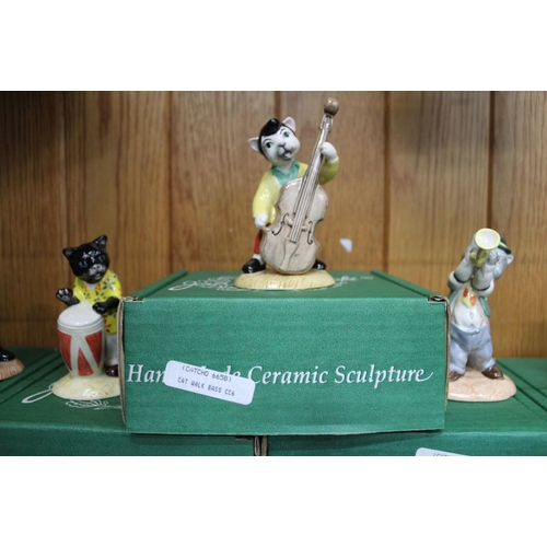 135 - 9 Boxed Beswick Ceramic Animal Band figures