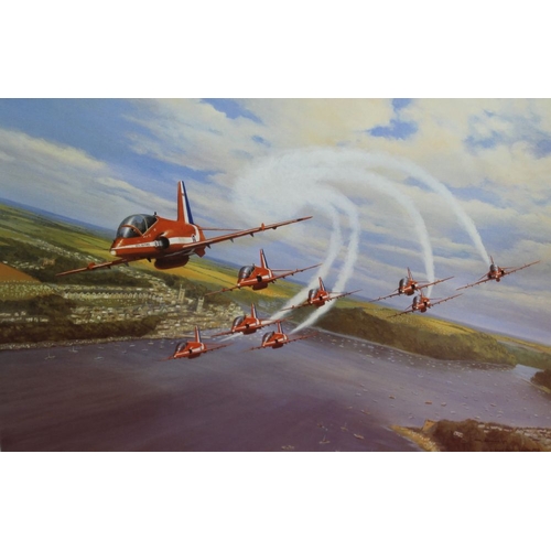 155 - Mark Postlethwaite, a signed, framed limited edition aircraft print, 