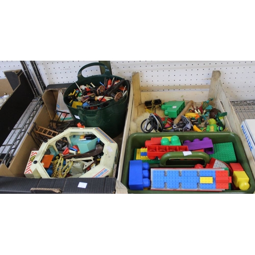 164 - A box of assorted children's toys