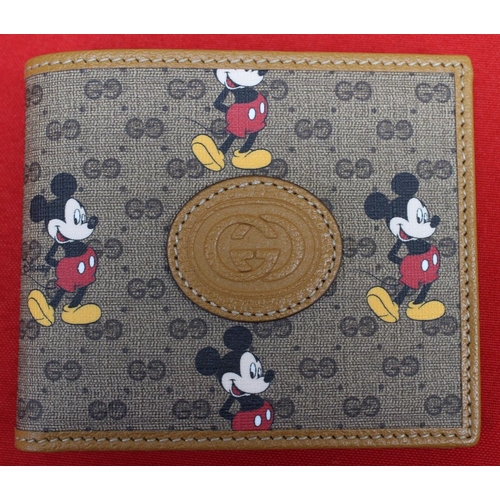 332 - Gucci Mickey Mouse wallet, boxed