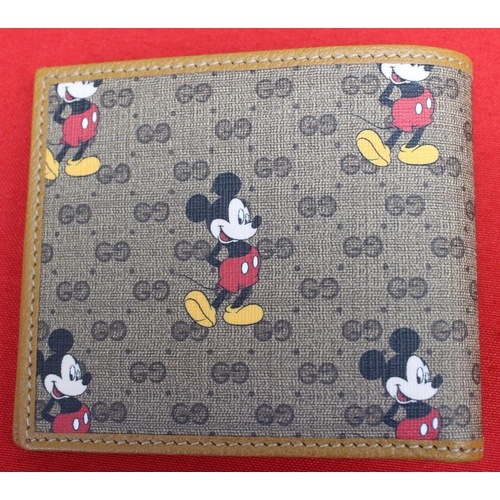 332 - Gucci Mickey Mouse wallet, boxed