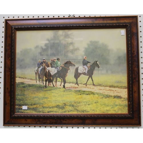 47 - A horse racing print 