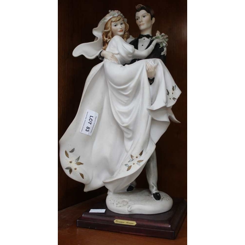 83 - Figural wedding group, limited edition 818/7500