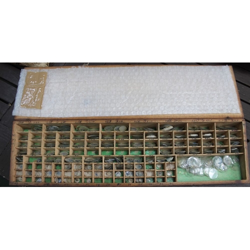 89 - A box of vintage watch glasses