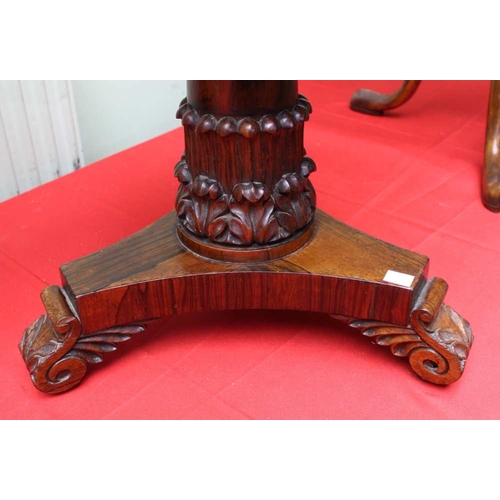 157 - A 19th century rosewood revolving music stool, square woolwork upholstered seat, the tapering stem w... 