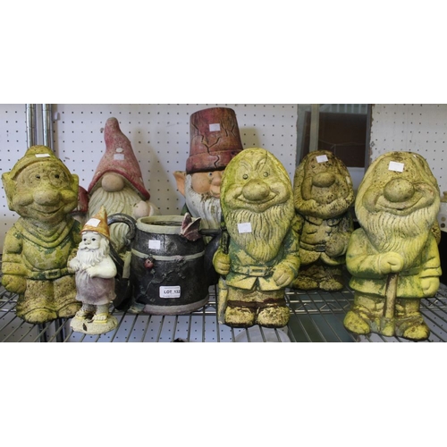 132 - A collection of garden gnomes