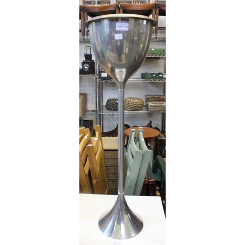 179 - An Umbra stainless steel wine bucket on stand