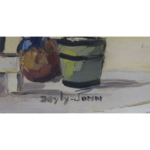 90 - Cecil Rochfort D'oyly John - original oil on canvas Mediterranean scene