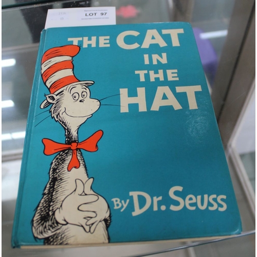 97 - Dr Seuss The Cat in the Hat 1st UK edition 1958 laminated boards