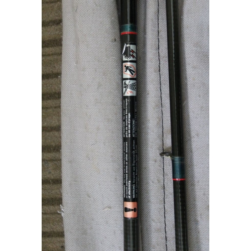 14 - Daiwa three piece graphite sea trout rod, made in Scotland CF98H3H