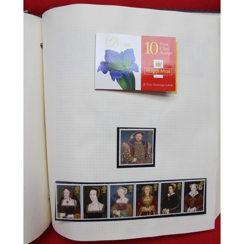 238 - A burgundy GB stamp album