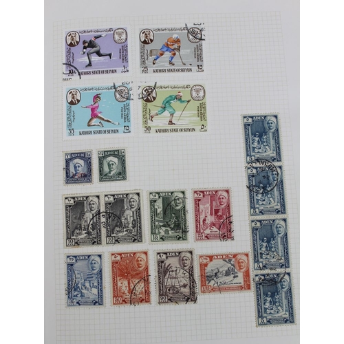 243 - A World stamp collection, from Aden to Zimbabwe, mounted in twelve various albums (12)