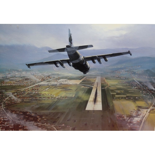 68 - Mark Postlethwaite, a signed, framed limited edition aircraft print 