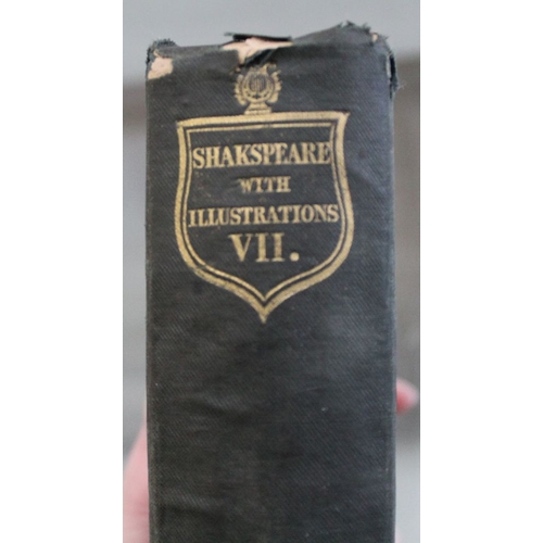 144 - William Shakespeare, The Plays & Poems of Shakespeare, London, edition AJ Valpy, 1832-34, engraved f... 