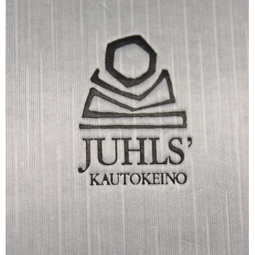 1 - A Juhls Kautokeino Norwegian silver necklace with ball pendant, in original box