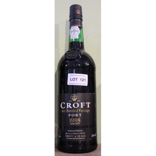 121 - Croft LB Vintage Port 1988, 1 bottle