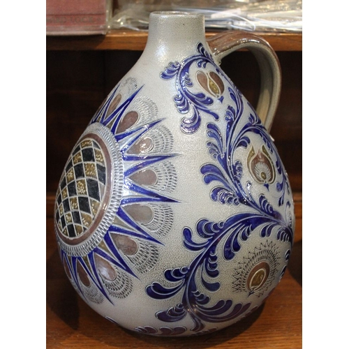 144 - A large German Westerwold pitcher