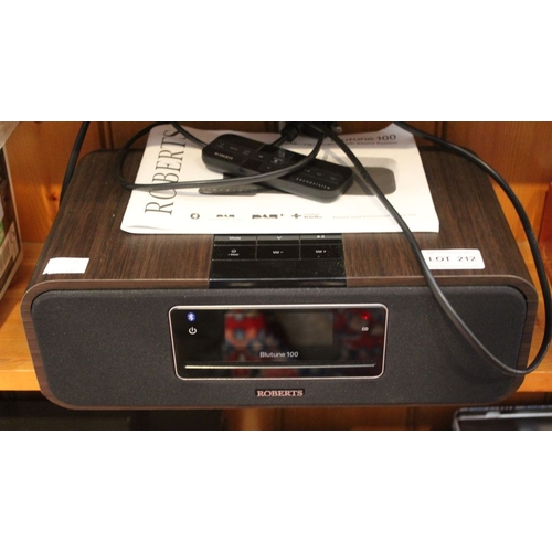 212 - A Roberts DAB Blutune 100 digital radio