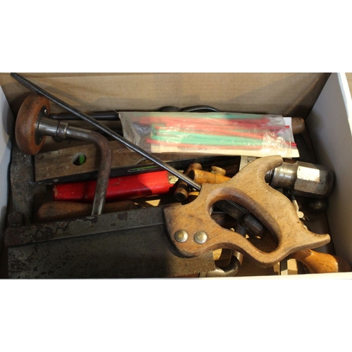 83 - Box of assorted hand tools