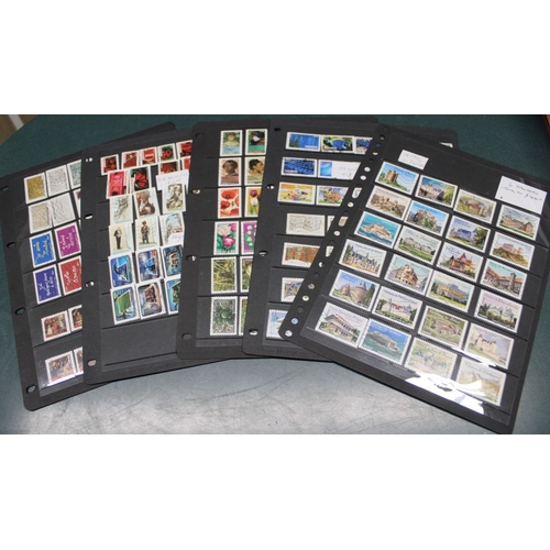 289 - A French collection of stamps in sets. Difficult to obtain in sets, as sets are between 12 and 24 st... 