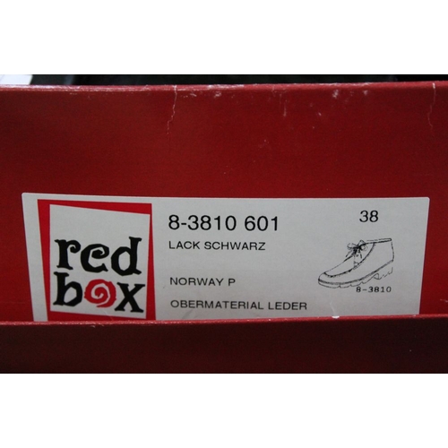 52 - Red Box ladies boots, size 6.5, leather upper