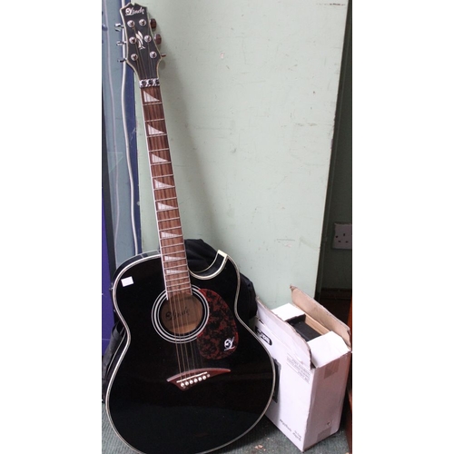 65 - A Lindo electro acoustic guitar in carry case