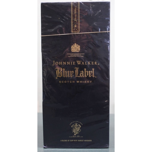 73 - Johnnie Walker Blue Label Scotch Whiskey, 1 litre bottle, boxed & sealed