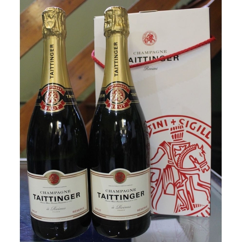 78 - Taittinger Brut Reserve, two bottles in boxed prestation case