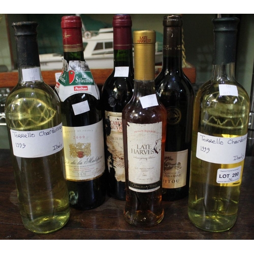 176 - A Concho Toro Sav Blanc, Torello Chardonay (2), Condamine Fitou, Cotes de Malpere and a Cepage Cab S... 