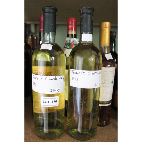 176 - A Concho Toro Sav Blanc, Torello Chardonay (2), Condamine Fitou, Cotes de Malpere and a Cepage Cab S... 